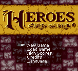 Heroes of Might and Magic Title Screen